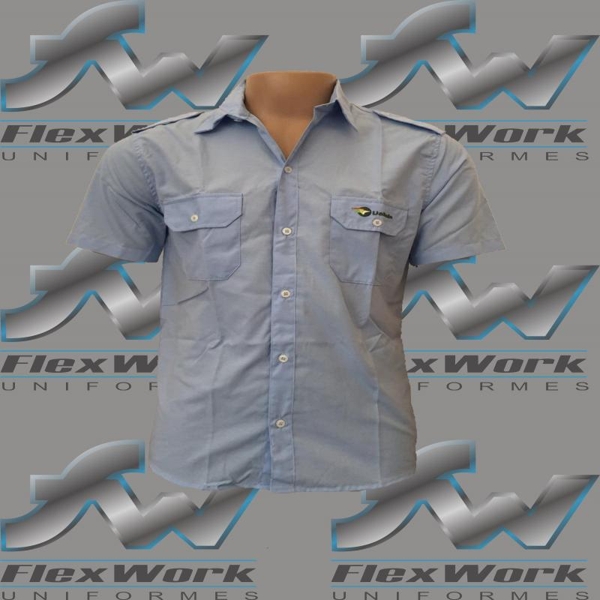Camisa social para uniforme de empresa